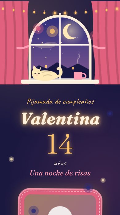 Diseño Pijamada de luces