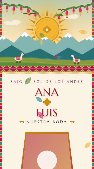 Diseño Andes en flor