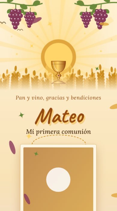 Diseño Trigo y uvas