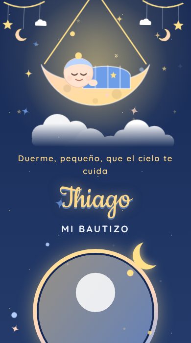 Diseño Luna y estrellas