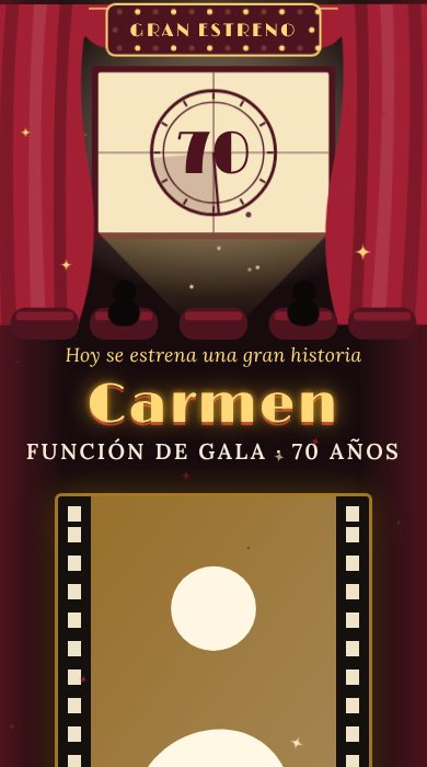 Diseño Matiné de estreno