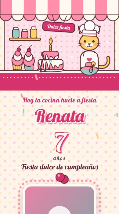 Diseño Pastelería de fiesta
